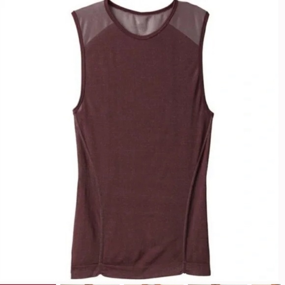 ATHLETA Crush Metallic Tank Muscle Tee Large - Picture 1 of 7
